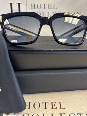 Cutler and Gross Women's Black Square Sunglasses - Stylish Everyday Shades